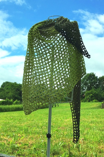 Tuch "Mengenlehre" mit 1 Bobbel Woolly Hugs-COTTON häkeln