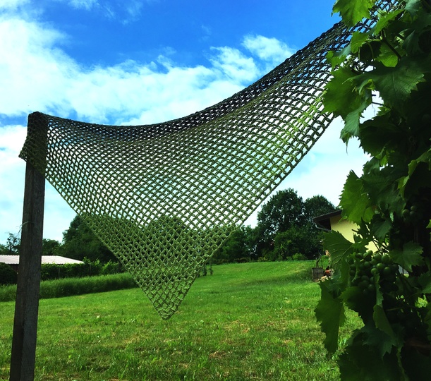 Tuch "Mengenlehre" mit 1 Bobbel Woolly Hugs-COTTON häkeln