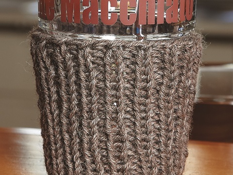 Strickanleitung Manschetten für Gläser "Arbeitsstrumpf" 754060