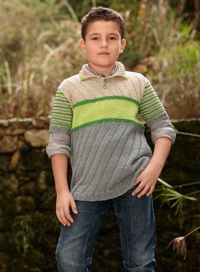 Strickanleitung Pullover Taddeo im Mix aus Streetwear und College