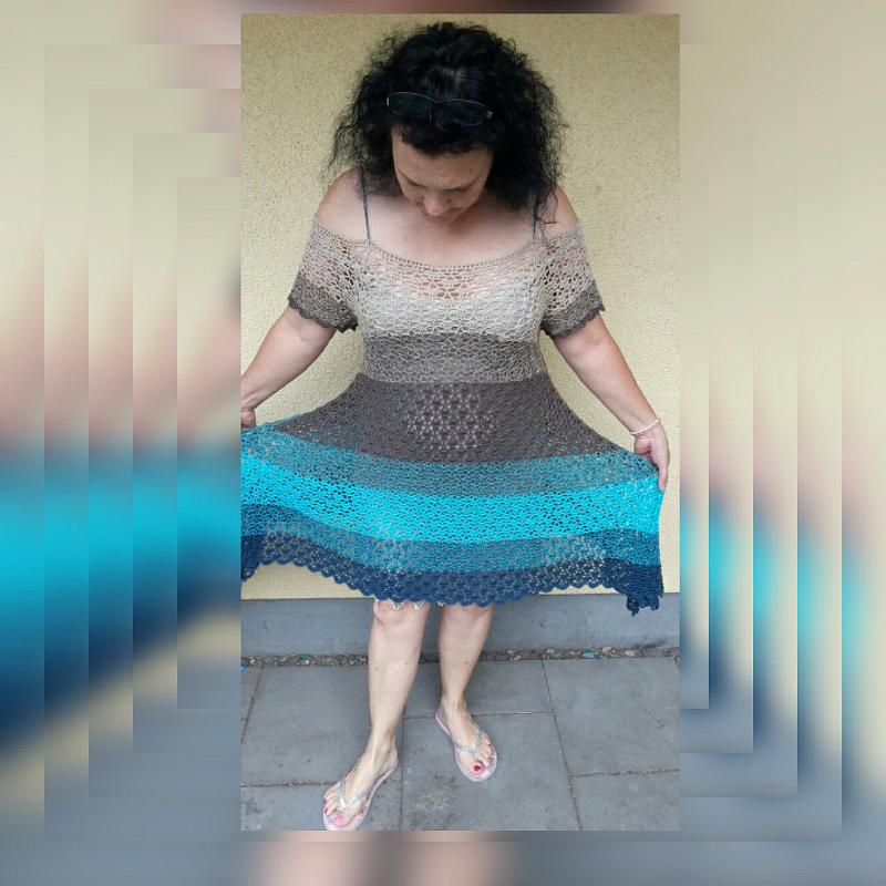 Häkelanleitung Kleid/Tunika Summerlove * passend für S - XXXXXXXL - Bild 2