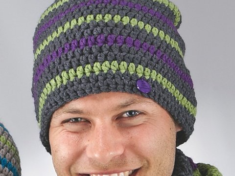 Häkelanleitung Herrenmütze "Riga" 754074