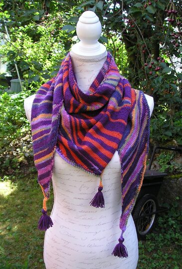 Strickanleitung Dreieckstuch "Oriental"