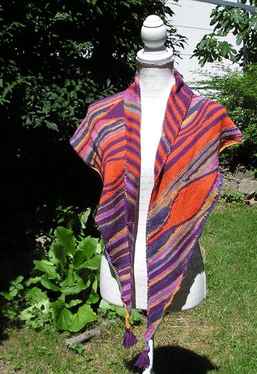 Strickanleitung Dreieckstuch "Oriental"