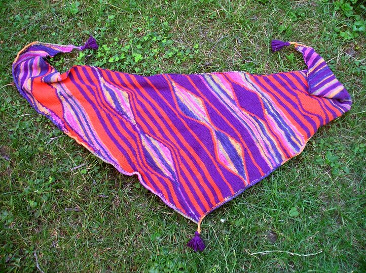 Strickanleitung Dreieckstuch "Oriental"