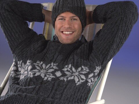 Strickanleitung Herrenmütze "Sporty" 751101