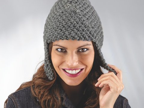 Strickanleitung Damenmütze "Sidney" 754025