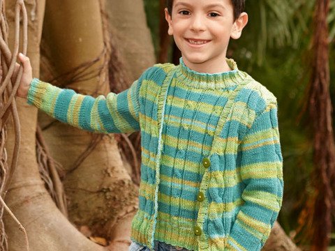 Strickanleitung Pullunder & Jacke Gaétan