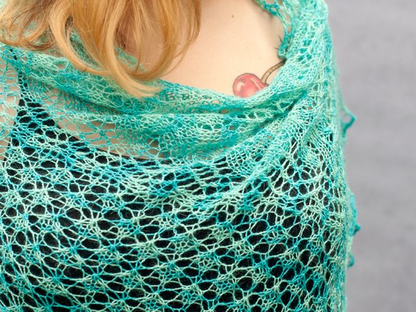 Linnea - rectangle lace shawl
