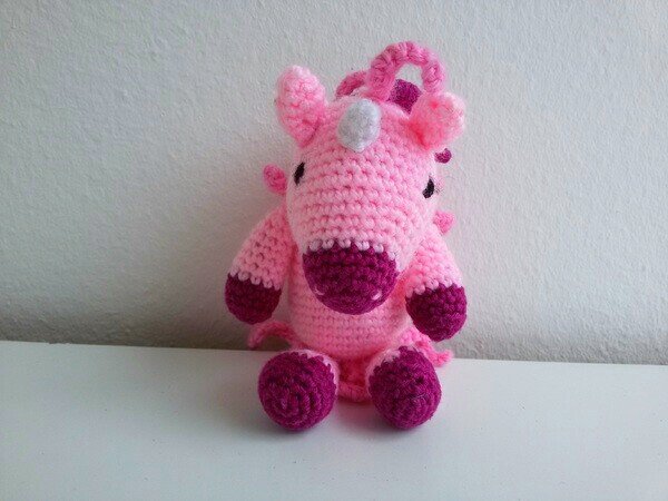 Häkelanleitung Einhorn