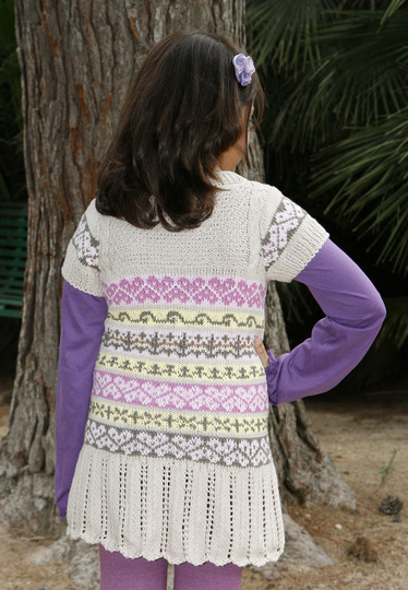 Strickanleitung Kleid Warja