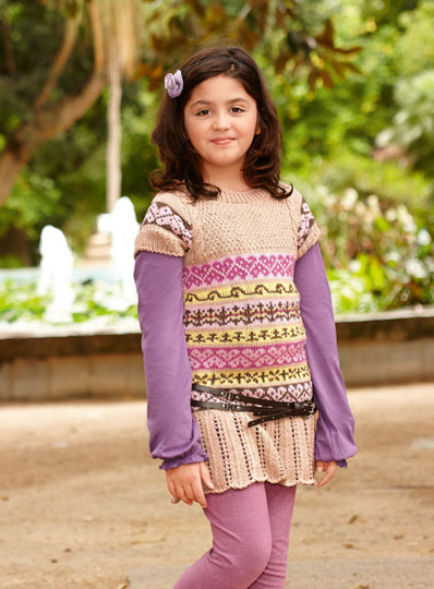 Strickanleitung Kleid Warja