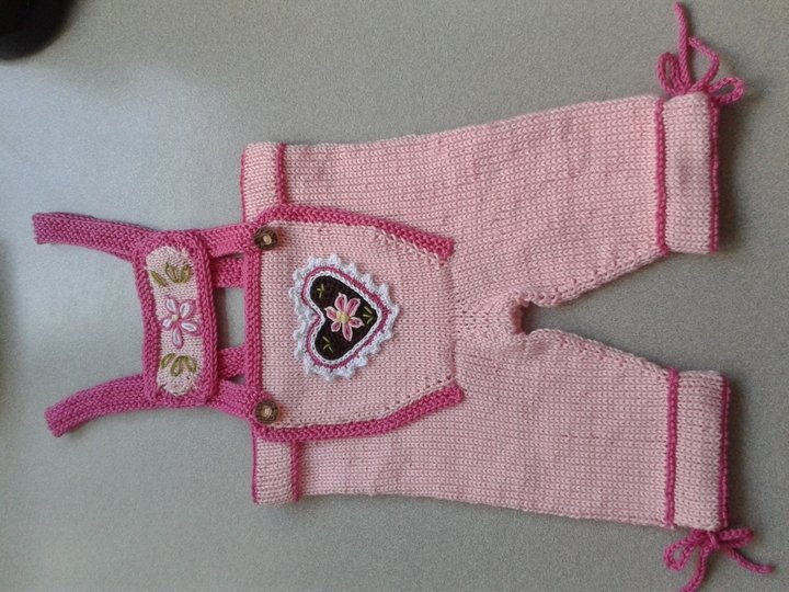 Lederhose Strickanleitung in 2 Größen