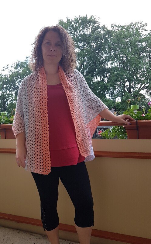 Seelenwärmer "Djamila für Groß und Klein, Jacke, Häkelanleitung