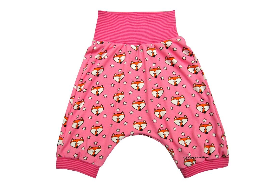 Kurze Pumphose/Haremshose ''Superbequem'' Grösse 56-140 - Schnittmuster & Nähanleitung - Bild 5