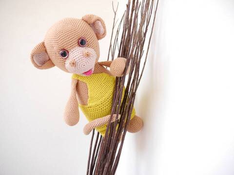 Kuscheliger Affe XXL Häkelanleitung