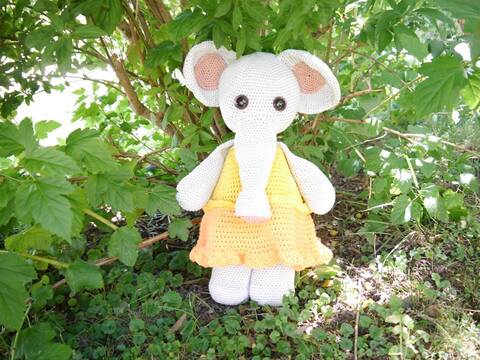 Kuscheliger Elefant XXL Häkelanleitung