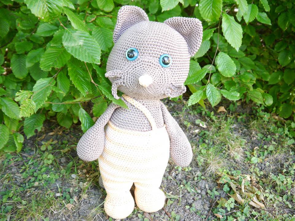 Kuschelige Katze XXL Häkelanleitung