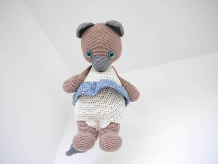 Kuscheliger Braunfuchs Häkelanleitung