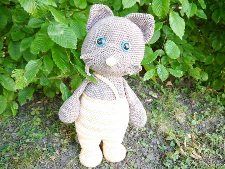 Set XXL Kuscheltiere zum Häkeln