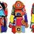 E-Book * PlusSizeD MultiColoR Jacke & Kapuze * Circles & More, kunterbunte Häkeljacke,