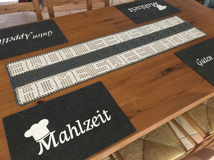 Häkeln / Sparpaket / Home / Tischläufer / Tischband / Platzset