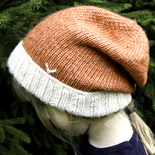 Mütze Fuchs Beanie - Strickanleitung, einfach, warm und schnell gestrickt! Größe: Kopfumfang ca. 51 cm