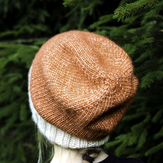 Mütze Fuchs Beanie - Strickanleitung, einfach, warm und schnell gestrickt! Größe: Kopfumfang ca. 51 cm