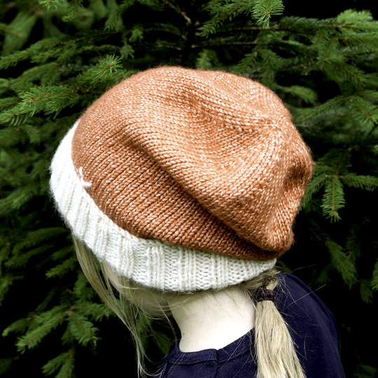 Mütze Fuchs Beanie - Strickanleitung, einfach, warm und schnell gestrickt! Größe: Kopfumfang ca. 51 cm