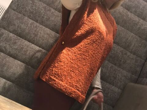 Strickanleitung für Anfänger Poncho Überwurf