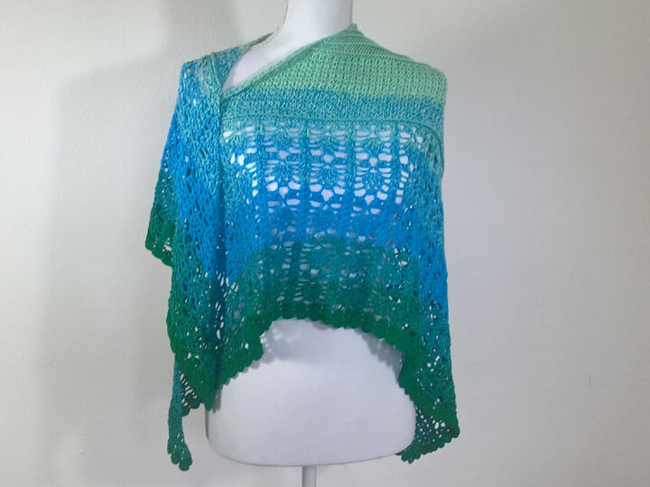 Häkelanleitung Dreieckstuch Pina