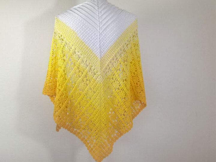 Häkelanleitung Dreieckstuch Pina