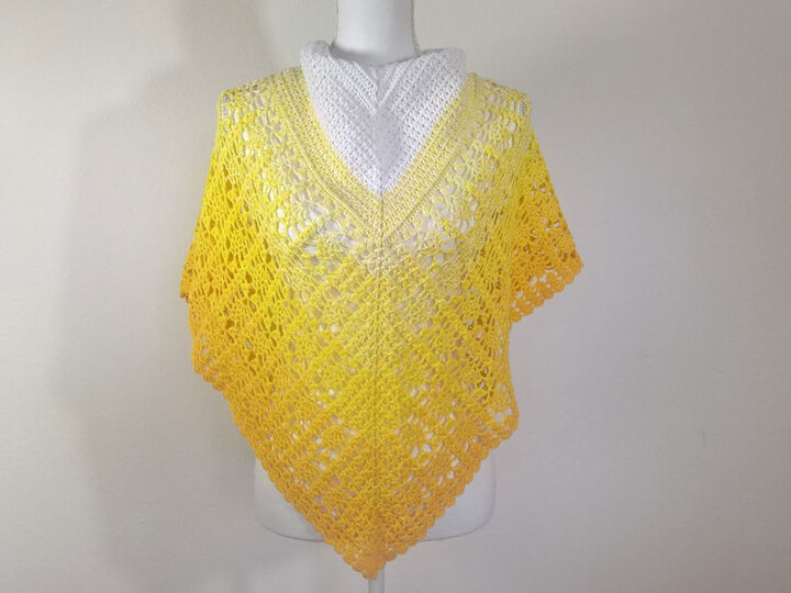 Häkelanleitung Dreieckstuch Pina