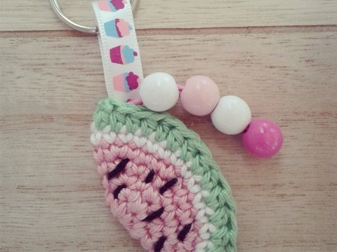 Schlüsselanhänger Melone