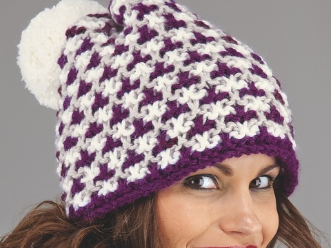 Strickanleitung Damenmütze "Sporty" 754001