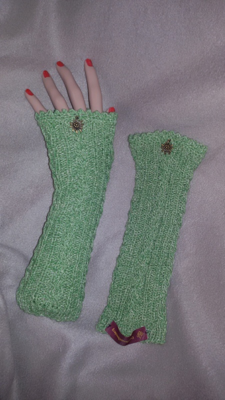 Strickanleitung Trachten Stulpen