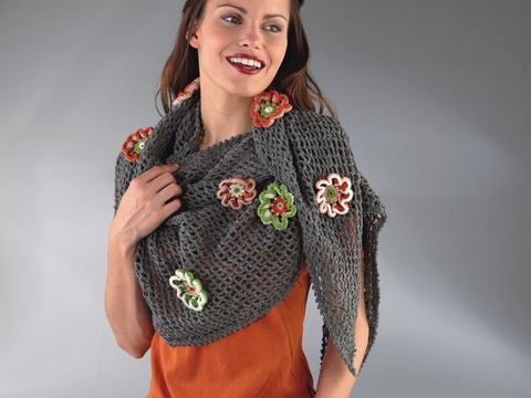 Häkelanleitung Dreiecktuch "Merino Extrafein" 753112