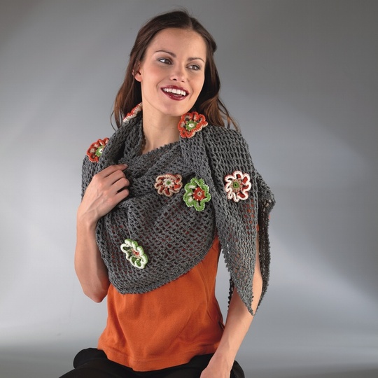 Häkelanleitung Dreiecktuch "Merino Extrafein" 753112