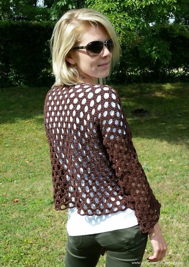 Crochet Pattern for summer sweater / sweater | HOLEinALL
