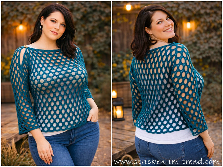 Crochet Pattern Summer Sweater / Dress | Crochet Top AirStyle #1 + BONUS