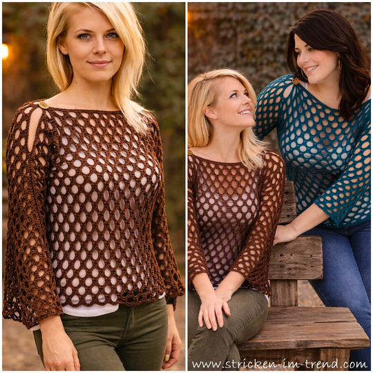 Crochet Pattern Summer Sweater / Dress | Crochet Top AirStyle #1 + BONUS