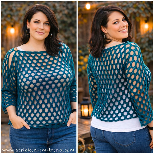 Crochet Pattern Summer Sweater / Pullover | Crochet Top AirStyle #1
