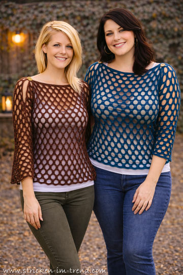 Crochet Pattern Summer Sweater / Pullover | Crochet Top AirStyle #1