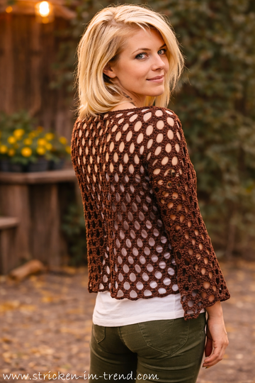 Crochet Pattern Summer Sweater / Pullover | Crochet Top AirStyle #1