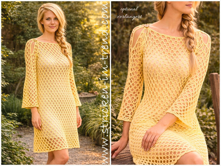 Häkelanleitung für Sommerpulli/Sommerkleid | Häkelpulli AirStyle #1 + BONUS