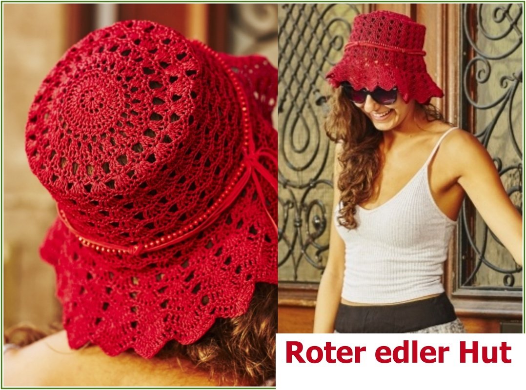 Roter edler Hut