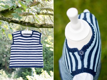 Pullunder für Baby und Kleinkind stricken (1-3 Jahre)