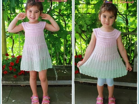 Häkelanleitung Kleid/Tunika ++ Feenstaub ++ alle Größen