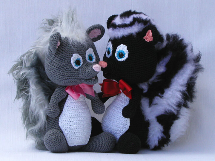 Häkelanleitung Stinkerchen, das Stinktier