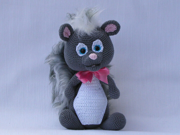 Häkelanleitung Stinkerchen, das Stinktier